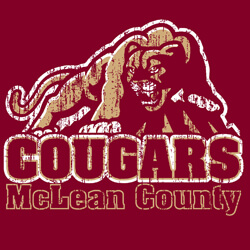 Predesigned Banner (Customizable): McLean County Cougars 2