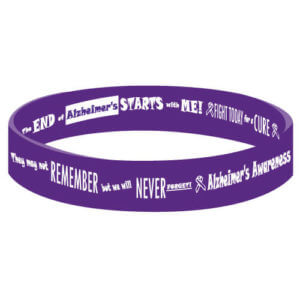 Alzheimers Awareness Bracelet 24