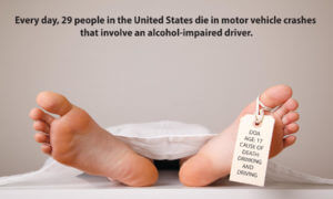 Drinking and Driving Banner (Customizable): Every day, 29 People In The United States... 22