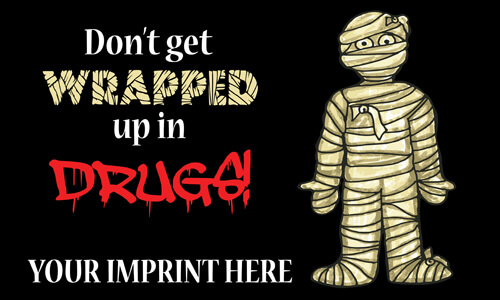 Predesigned Banner (Customizable): Don't Get Wrapped Up In Drugs 1