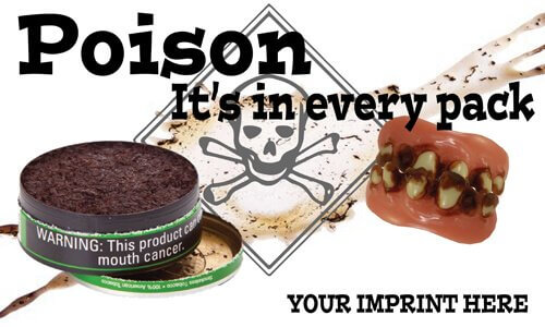 Tobacco Prevention Banner (Customizable): Poison: It's In Every Pack 2