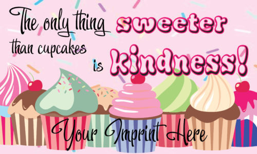 The only thing sweeter than cupcakes is kindness