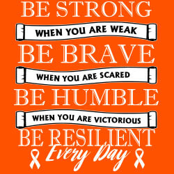 BE RESILIENT BUTTON
