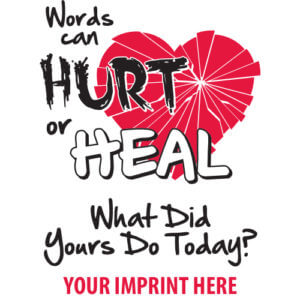 Predesigned Banner (Customizable): Words Can Hurt or Heal 4