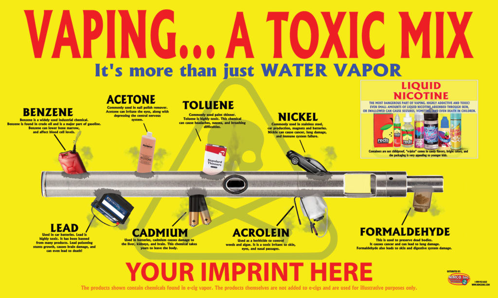 Vaping Prevention Banner Customizable Vapinga Toxic Mix Nimco Inc Prevention 