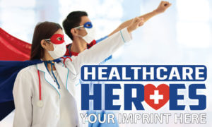 Healthcare Worker Banner (Customizable): Healthcare Heroes 4