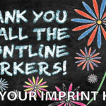 Thank you to all the frontline workers banner