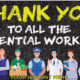 Predesigned Banner (Customizable): Thank you to all Essential Workers 1 Thank you to all the essential workers