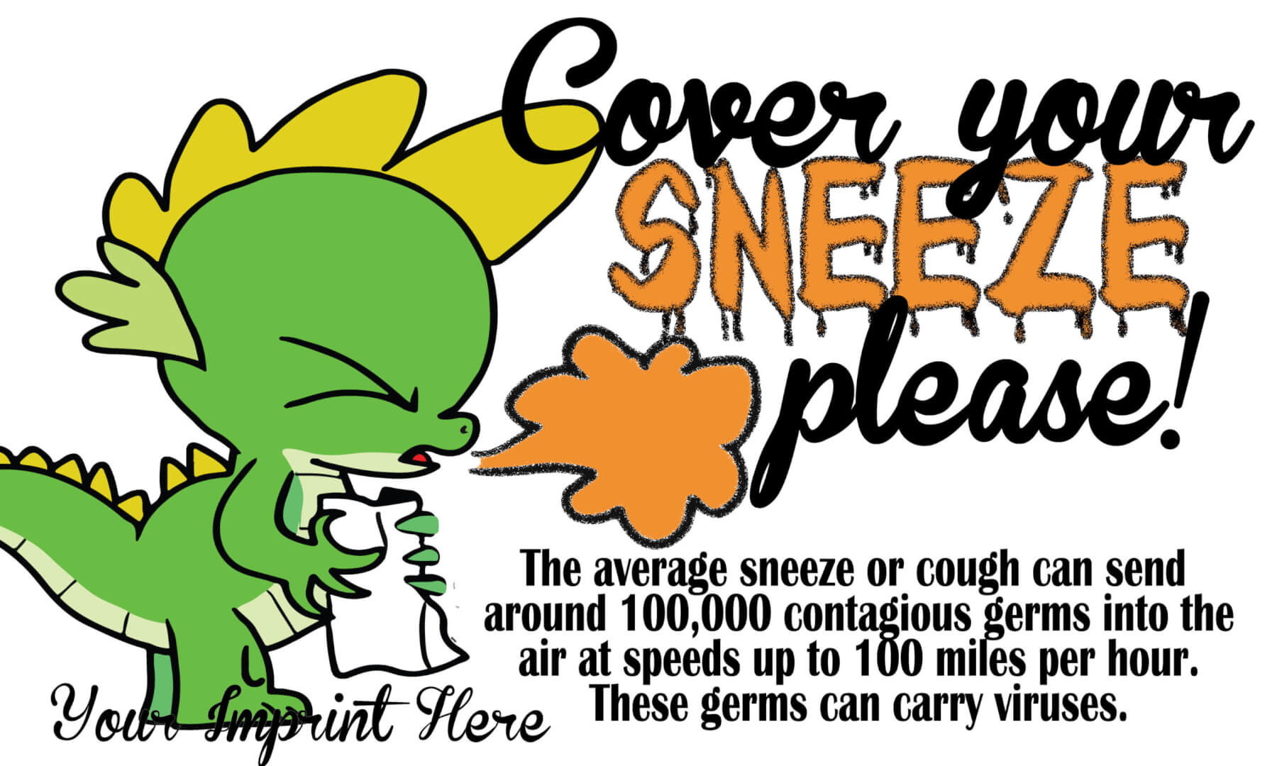 Cover Your Sneeze banner. 