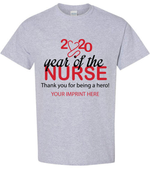 Shirt Template: 2020 Year of the Nurse Thank you... COVID-19 Shirt 3