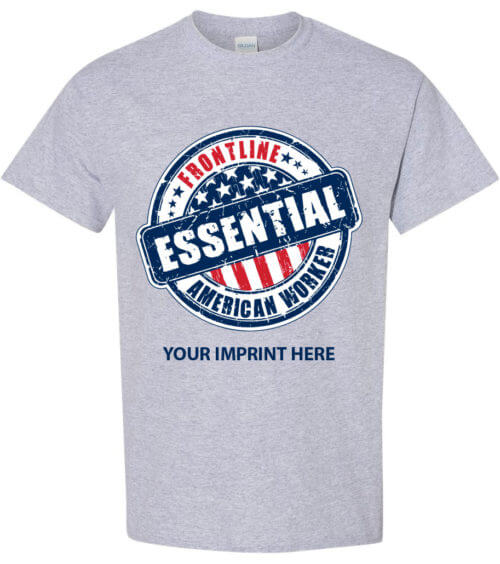 Shirt Template: Frontline Essential American Worker COVID-19 Shirt 3