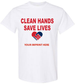 Health Awareness Shirt: Clean Hands Save Lives COVID-19 Shirt 9