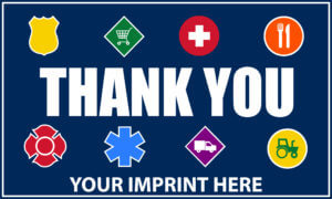 Healthcare Workers Banner (Customizable): THANK YOU (Essential Workers) 17
