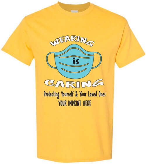 Shirt Template: Wearing is Caring COVID-19 Shirt 3