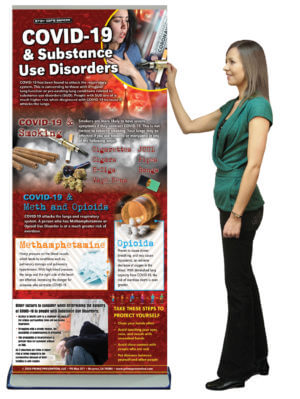 COVID-19 & Substance Use Disorders Retractable Banner 1