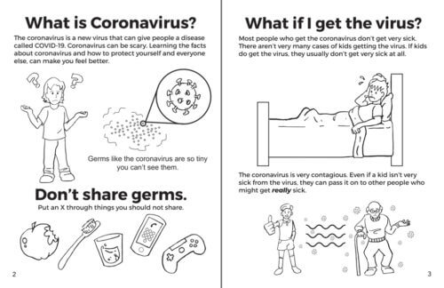 I Can Be Coronavirus Free! Coloring Book (Set of 100) 4