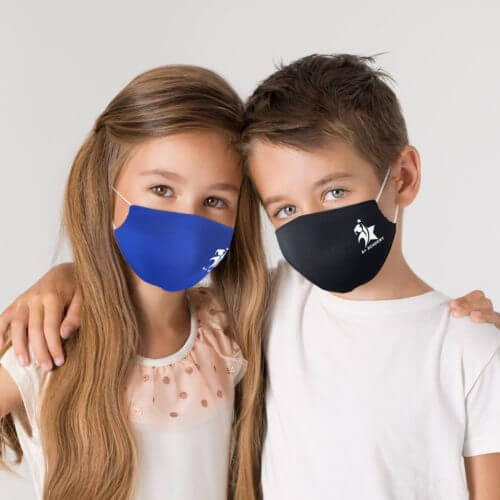 Child's Cotton Face Mask with Filter Pocket 3