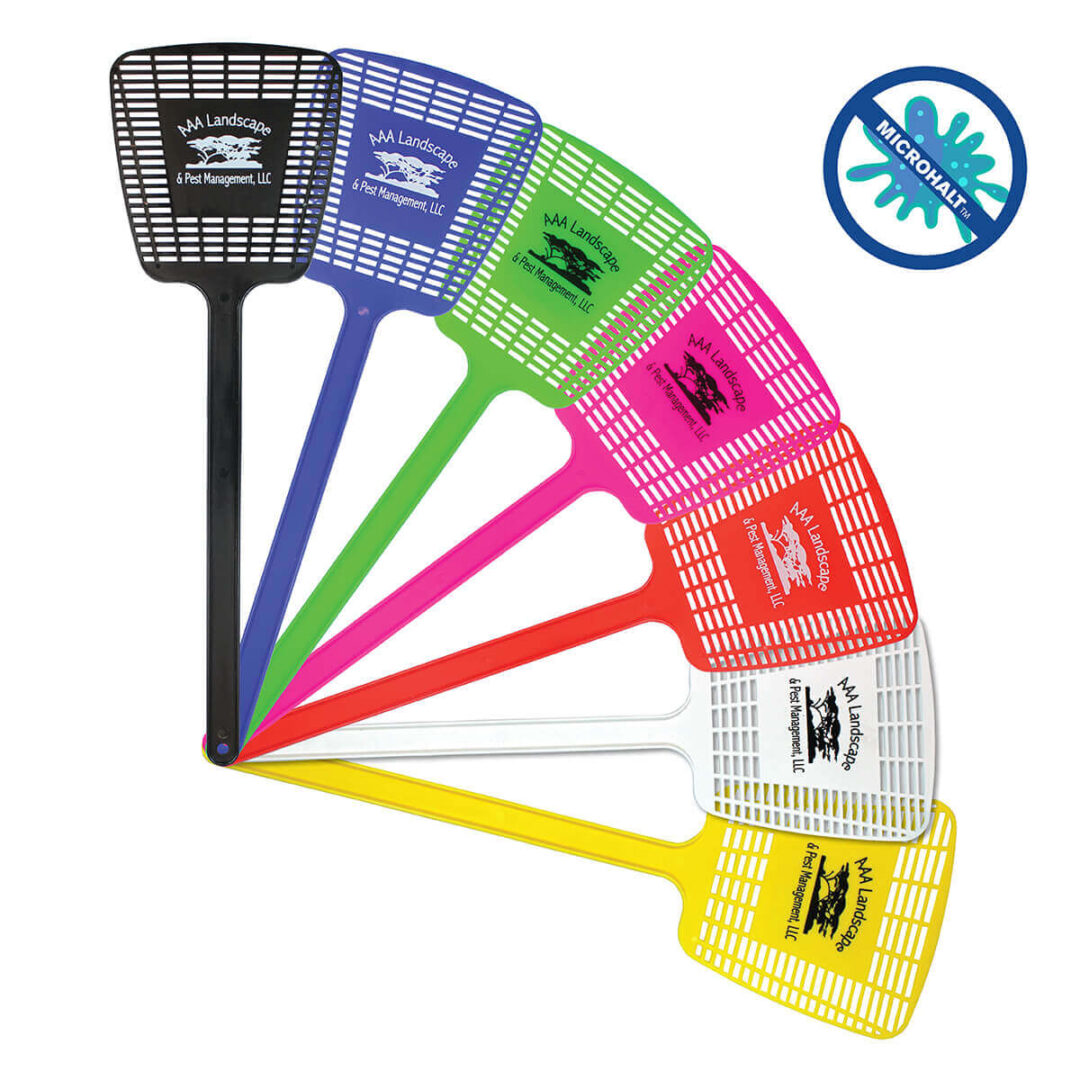 Antimicrobial Mega Fly Swatter w/ 1-Color Imprint