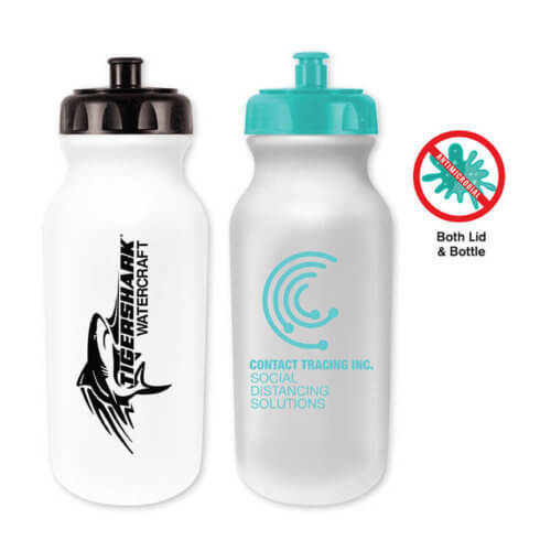Antimicrobial Water Bottle (20 oz) w/ 1-Color Imprint 2