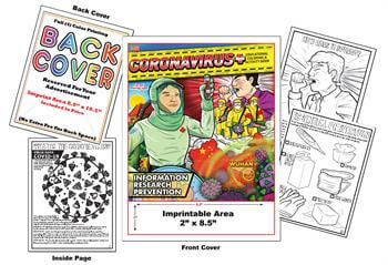 Coronavirus Coloring Book & Activity Book - Customizable 4