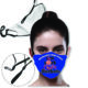 Predesigned Masks: Cheerleading - 3 layer Mask with filter pocket & adjustable loop masks 1
