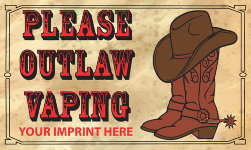 Vaping Prevention Banner (Customizable): Please Outlaw Vaping 2