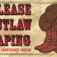 Vaping Prevention Banner (Customizable): Please Outlaw Vaping 1