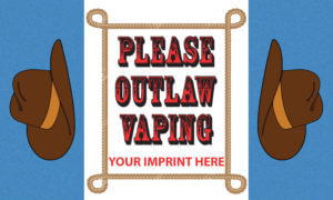 Vaping Prevention Banner (Customizable): Please Outlaw Vaping 21