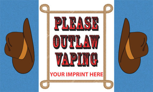 Vaping Prevention Banner (Customizable): Please Outlaw Vaping 3