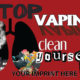 Vaping Prevention Banner (Customizable): Stop Vaping Clean Yourself Up 1