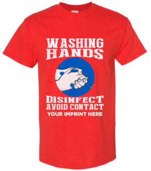 Shirt Template: Washing Hands Disinfect COVID-19 Shirt 16
