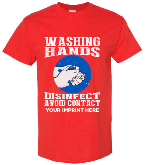 Shirt Template: Washing Hands Disinfect COVID-19 Shirt 3
