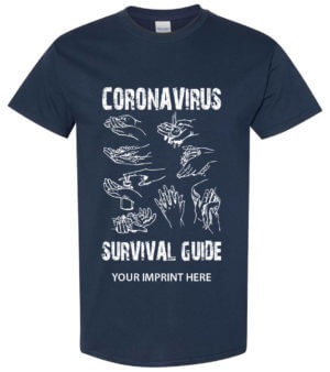 Shirt Template: Coronavirus Survival Guide COVID-19 Shirt 49