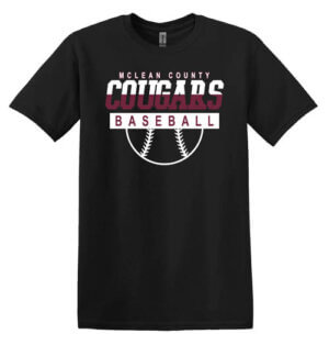 McLean County Cougars Baseball Short Sleeve Shirt 12