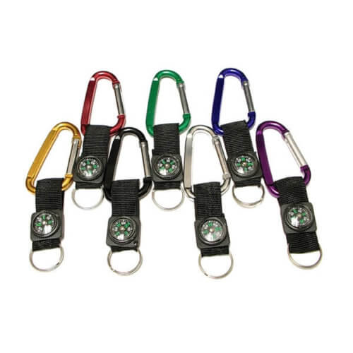 Carabiner with Compass -Customizable 3