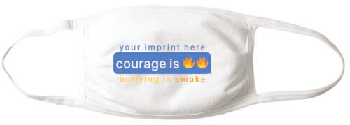 Courage is fire Mask-Customizable