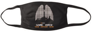 Game Over Mask designed for Tobacco and Vape Prevention