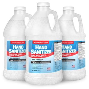 64 oz. Advanced Caliber GEL Hand Sanitizer Bottle 70% Alcohol