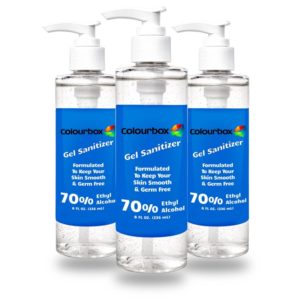 8 oz Advanced Caliber GEL Hand Sanitizer Bottle 70% Alcohol USA Made - Customizable