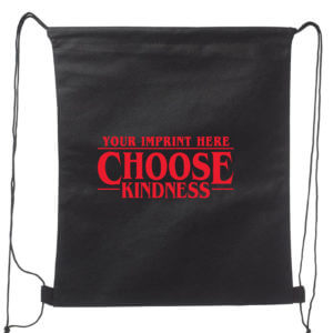 Customizable Drawstring Backpack for Choosing Kindness
