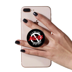 It's Not Cool To Be Cruel PopUp Phone Gripper - Customizable 3