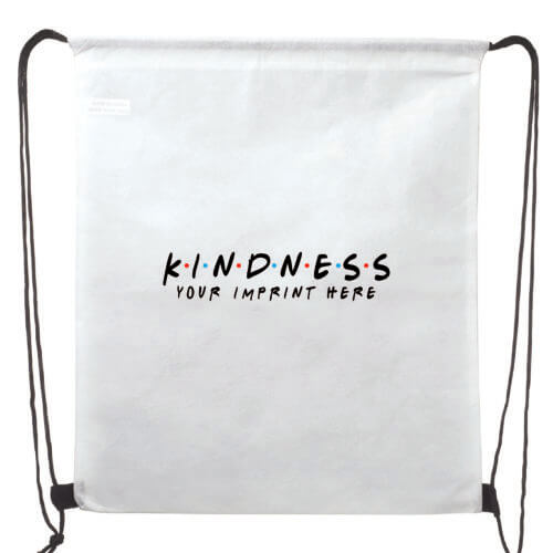 KINDNESS Drawstring Backpack - Customizable