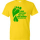 Go Green Shirt: What Footprint Will You Leave - Customizable 1