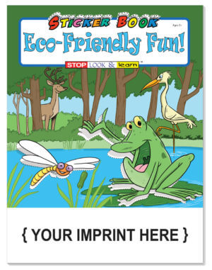 Eco-Friendly Fun Sticker Book-Customizable 3