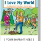 I Love My World Coloring and Activity Book-Customizable 2
