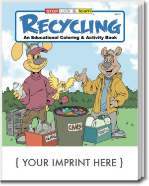 Recycling Activity Coloring Book - Customizable 6