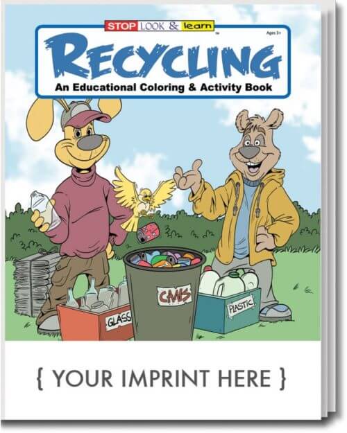 Recycling Activity Coloring Book - Customizable 2