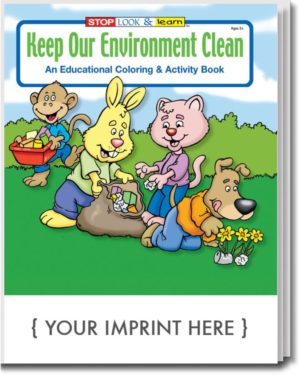 Keep Our Environment Clean Coloring & Activity Book-Customizable 6