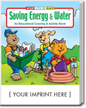 Saving Energy an Water Coloring Book -Customizable 6
