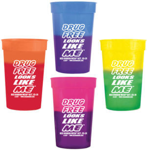 2021 Drug Free Looks Like Me™ Color Changing Cups 1